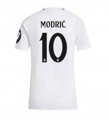 Real Madrid Luka Modric #10 Primera Equipación Mujer 2024-25 Manga Corta